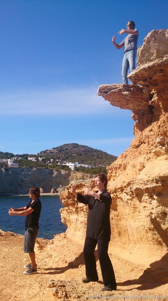 Taikiken Natural Tuning Ritsuzen at the cliffs Cap Martinet