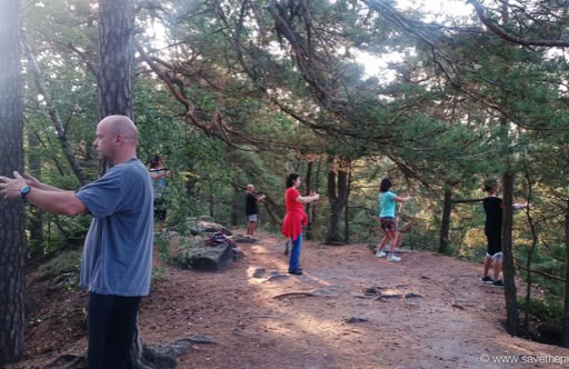 Early morning group Ritsuzen, to start the day