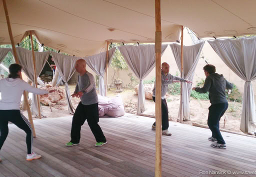 Casa Gazebo Taikiken two hands circles practice